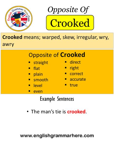 crooked antonyms|antonym for crooked.